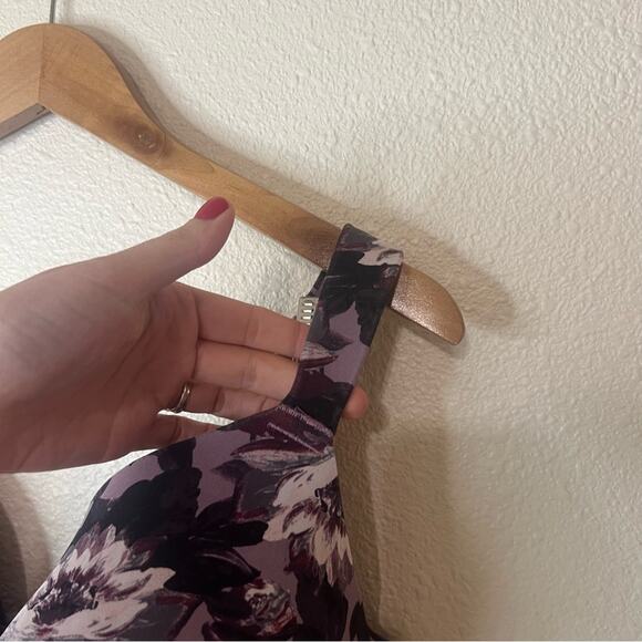 Cacique purple floral lightly lined Cloud Comfort full coverage bra 44DDD - Picture 4 of 11